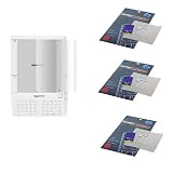Ikross Premium Clear Reusable LCD Screen Protector with Lint Cleaning Cloth for Amazon Kindle Electronic Book Reading Device (3 Packs)