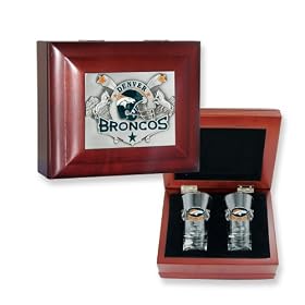 NFL Broncos Flared Team Shooters Collector Box