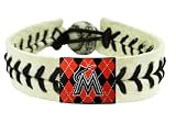 MLB Miami Marlins Genuine Argyle Baseball Bracelet