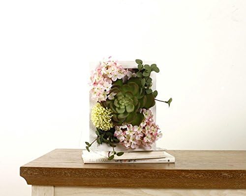 Seol Art;Bud Blossom Home Decoration,Artificial Plants and Flowers Wall Art,Framed,Ready to Hang for Living Room,Foyer,Bedroom/Pink