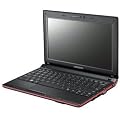 Samsung N145 Plus 10.1 inch Netbook - Black (Intel Atom N455 1.66GHz, RAM 1GB, HDD 320GB, LAN, WLAN, Webcam,  Windows 7 Starter)