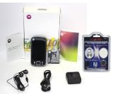 Motorola Cliq XT MB501 With Motoblur Android Mobile Phone Unlocked for any GSM Carrier (T-Mobile, AT&T) Touchscreen 5MP + Flashme Silver For Cell Phone