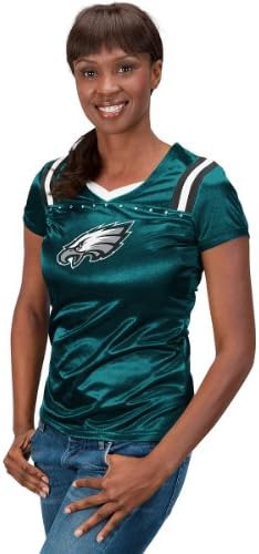 NFL Philadelphia Eagles Women's Plus Size Draft Me Short Sleeve Top 3XL