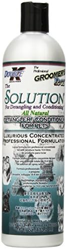 Groomers Edge The Solution Dog and Cat Conditioner, 16-Ounce
