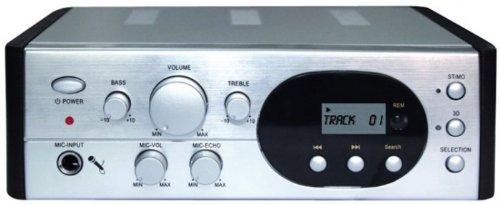 Hifi-Receiver McVoice “HVR-14″ 2x75W max., mit Tuner und LED-Anzeige