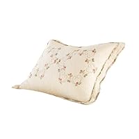 Modern Heirloom Collection Felisa Cotton Filled Bedspread, Standard Sham, 22 by 28-Inch