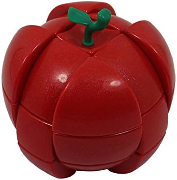 Apple Shaped Megaminx Brain Teaser Magic Rubik's Puzzle Cube Speed Cube Puzzle (Red)