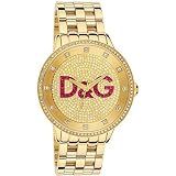 D&G Dolce and Gabbana Gold Plated Bracelet Watch by Dolce & Gabbana