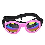 Voberry® Fashionable Water-Proof Multi-Color Pet Dog Sunglasses Eye Wear Protection Goggles Small (Pink)