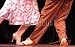 Wallmonkeys Peel and Stick Wall Decals - Tango Dancers' Legs - Removable Graphic