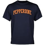 NCAA Pepperdine Waves Basic Arch T-Shirt - Navy Blue