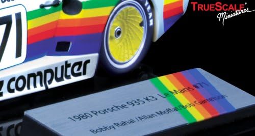 TrueScale Miniatures 1/18 Scale Model Porsche 1980 935K3 Le Mans #71 Car