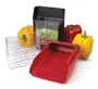 Chefs Planet Prep Taxi Measuring Scoop, Red