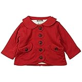 《H28年秋冬物》 nico hrat(ニコフラート) 製品洗い加工済み 表30/10綿裏毛 裏フリーススカラップジャケット 100cm/RE NO.B-260563