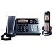 Panasonic KX-TG1061M Cordless/Corded Phone with Answering Machine, Metallic Grey