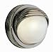 Trans Globe 4122 VG The Standard - One Light Round Bulkhead - Eye Lash, Verde Green Finish with Ribbed Glass