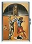 SALVADOR DALI POETRY AMERICA ID CREDIT CARD WALLET CIGARETTE CASE COMPACT MIRROR