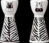 Review Ritzenhoff Tableware  / Salt and Pepper Shaker Set, Mr Salt n Mrs Pepper, Zebras, Porcelain Shakers in Cute Gift Box