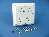 Leviton White 4-in-1 Surge Suppressor Outlet Receptacle 5490-W