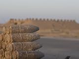 Inert Artillery Shells are Stacked Up for Collection Photographic Poster Print by Stocktrek Images, 32x24