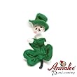 5" Magic Shamrock Mouse By Annalee