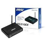 MSI Wireless-N 150 Broadband Router with 4-port 10/100 Switch (RG310EX)
