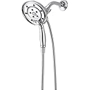 Delta 58471-PK H2O Kinetic In2ition 4-Setting Two-in-One Handshower and Showerhead, Chrome