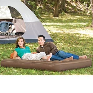 AeroBed Outdoor Adventure Queen Airbed Powerful, Rechargeable Pump for Hands-free, 60 Second Inflation 06123
