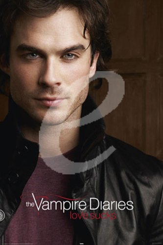 1art1 Empire 347657 The Vampire Diaries Damon Salvatore - TV Serie Poster - 61 x 91.5 cm