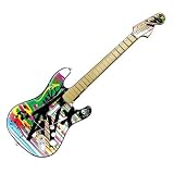 Colour Rain Decorative Protector Skin Decal Sticker for Guitar Hero Fender Stratocaster Guitar Controller