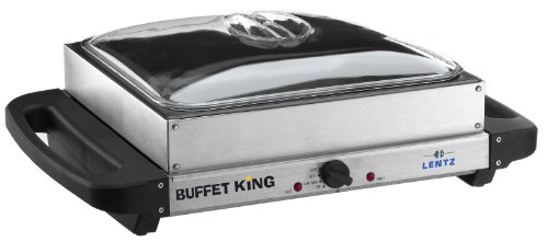 Lentz BGK1 Buffet-W&auml;rmer und Tischgrill mit Antihaftbeschichtung, separater Beh&auml;lter 2/3 G Preisvergleich