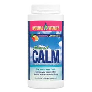 Natural Vitality Natural Calm Raspberry Lemon 16oz