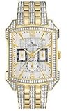 Bulova Crystal Striking Visual Design Silver Dial Men's watch #98C109