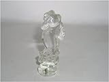 Crystal clear seahorse paperweight