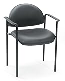 IMAGE OF Boss Diamond Stacking Caressoft Chair Black