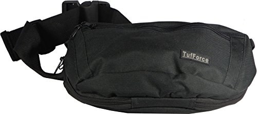 Tufforce tactical fanny pack with pistol holster and qu…