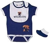 NCAA Kentucky Wildcats Onsie Bib & Bootie Set