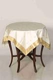 Cream Sari Tablecloth / Linen / Topper - Made to measure