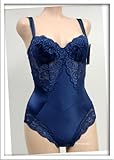 Venus 2 PACK BLUE NYLON SATIN BODYSUIT #3372 34A