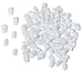 ClosetMaid Large and Small End Caps 84-Pack, 60 Small, 24 Large, White #7535