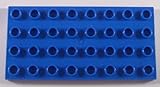 Lego Duplo bauplatte blau: Lego Duplo Bauplatte Platte 4×8 blau