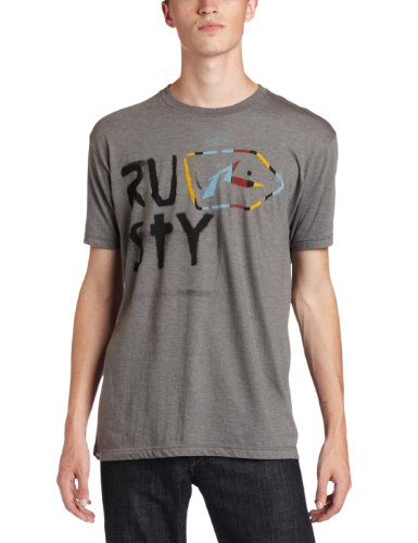 Rusty Mens Stacks Crew Neck Tee