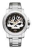 HARLEY-DAVIDSON® MENS BULOVA SKULL WRIST WATCH 76A138