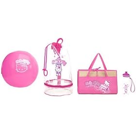 Hello Kitty Straw Mat Beach Game Set