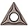 Sandvik Coromant T-MAX U Cermet Turning Insert, TCGT Style, Triangle Shape, UM Chipbreaker, CT5015 Grade, Uncoated