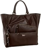 D&G Dolce & Gabbana Polished Calfskin Large Mindy Tote