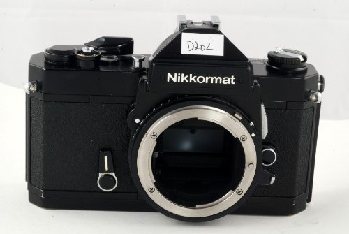 Black Nikon Nikkormat FT3 film camera; body only, requires lens