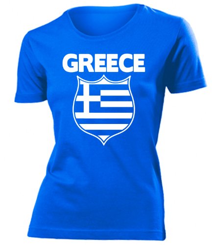 FUSSBALL WM 2014 – GRIECHENLAND FANSHIRT 3333(F-B) Gr. XL