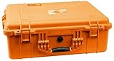 Pelican 1600 Case with Foam for Camera (Orange)