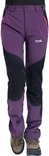 Makino Women's Autumn/Winter Fleeced Insulated Long WaterProof Softshell Pants